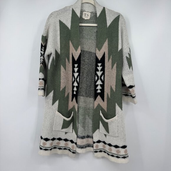 twine and Spring Sweaters - twine and Spring Women's Long Cardigan Sweater, size S